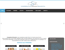 Tablet Screenshot of cooperativarinascita.net
