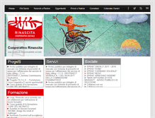 Tablet Screenshot of cooperativarinascita.org